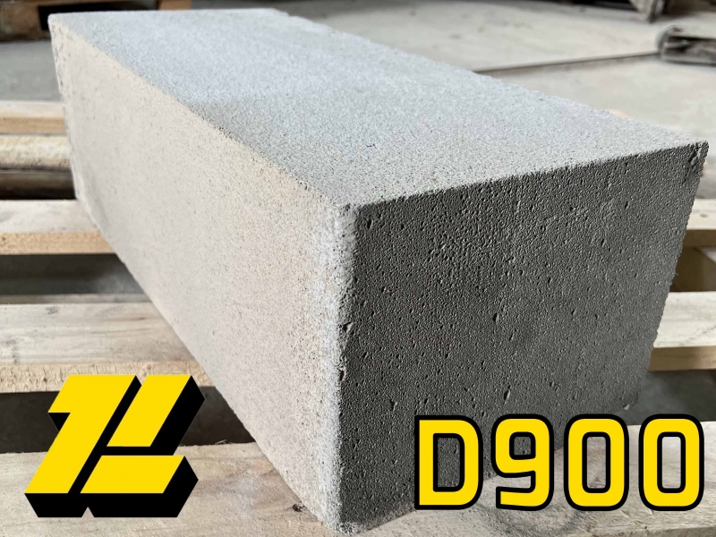 Газобетонный блок D900 стеновой